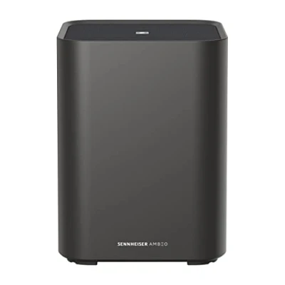 Image of SENNHEISER AMBEO Sub for TV and Music UK Plug Immersive 3D Surround Sound Thundering Deep Bass down to 27 Hz 8&quot; Subwoofer with a 350W Class D Amplifier Compatible Soundbar family