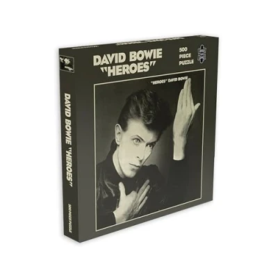 Image of David Bowie Jigsaw Puzzle Heroes Album Cover Official 500 Piece One Size