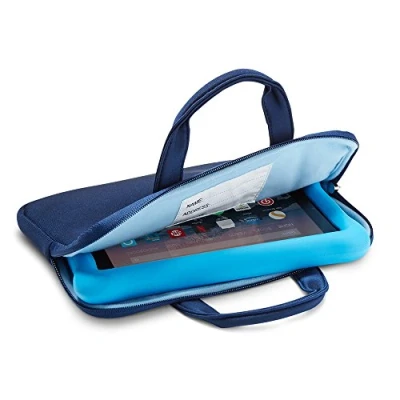 Image of NuPro Zipper Sleeve for Fire HD 8 Kids Edition tablet, Blue