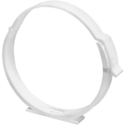 Image of Duct Pipe Holder 100mm 4&quot; Round Ventilation Tube Clamp Clip Ducting Bracket