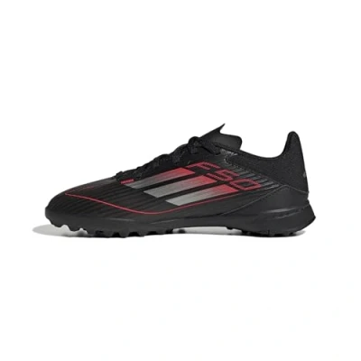 Image of adidas F50 League Football Boots Turf Kids, Core Black/Iron Metallic/Lucid Red, 11 UK Child