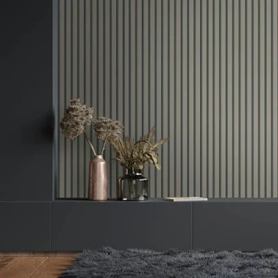 Image of Marburg Wallpaper Beige Grey Stripes Modern GZSZ for Living Room or Bedroom Made in Germany 10,05 x 0,53m