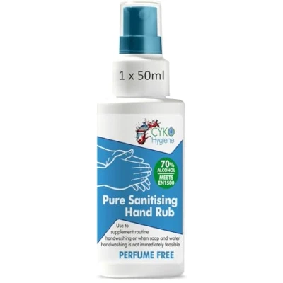 Image of Hand Sanitiser Spray 50ml 70% Alcohol Fast Acting Quick Drying Hospital Grade Sanitizer