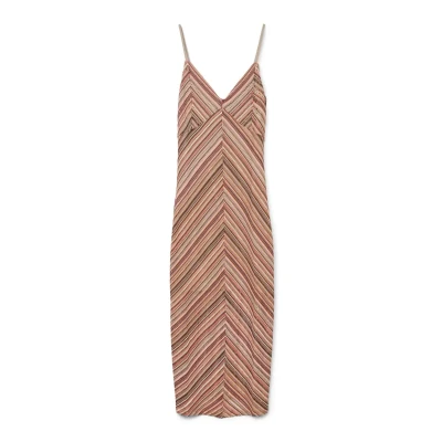 Image of Vero Moda Vmdemi Stripe Singlet Maxi dress, Women&#039;s, Size: Medium, Dubarry detail demi