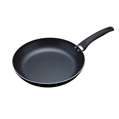 Image of KitchenCraft Eco Non Stick Frying Pan, PFOA Free, Aluminium, Black, 28 cm