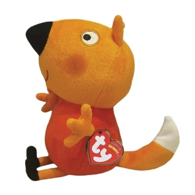 Image of TY Peppa Pig Plush Toy Freddy Fox Soft for Kids Collectible Stuffed Animal Plushies
