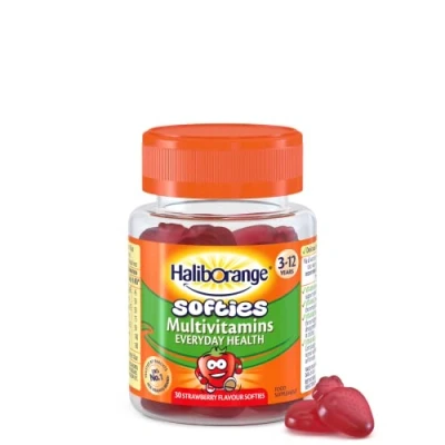 Image of Haliborange Kids Multivitamins Strawberry Capsule Softies, 30 each