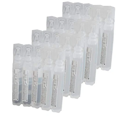 Image of (PACK OF 20) First Aid Eye Wash Pods Sterile Saline Irrigation Solution