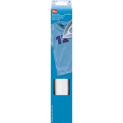 Image of Prym Creative Fleece can be Ironed on Both Sides 150 x 30 cm, Polyester, White