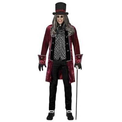 Image of &quot;VICTORIAN VAMPIRE&quot; (jacket with vest, jabot, gloves, hat) (L)