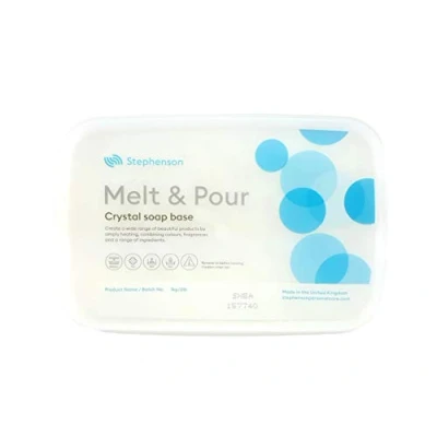 Image of Melt and Pour Soap Base Shea Butter 1kg 5kg SLS FREE (1kg) by Stephenson&#039;s