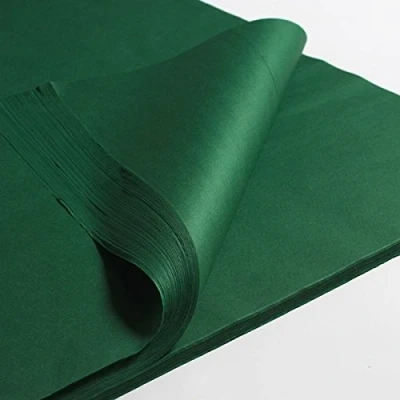 Image of REALPACK® 960x 480x 200x Sheets Green Tissue Paper Ream 18&quot; x 28&quot; 450mm 700mm