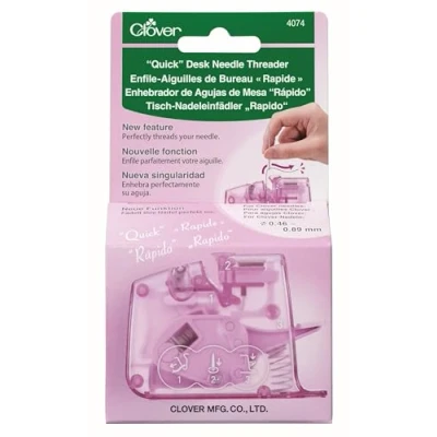 Image of Clover Quick Desk Needle Threader, Pink