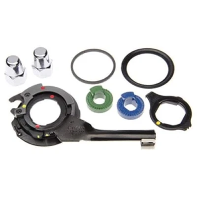 Image of Shimano Nexus SM 8S31 fittings kit for Vertical drop outs, green and blue (8R/8L)