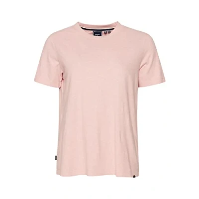Image of Superdry Women&#039;s Vintage Logo Emb Tee Shirt, Soft Pink Marl, 10 (S)