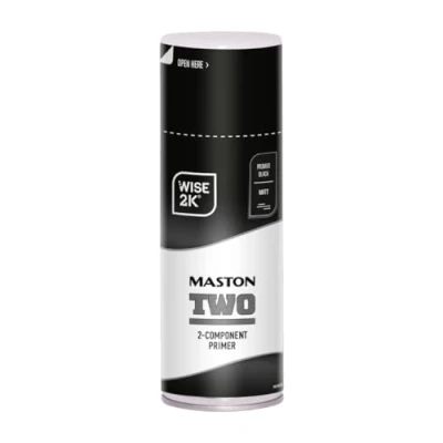 Image of Maston Spray Paint 2K Two Primer Black Matt 400ml