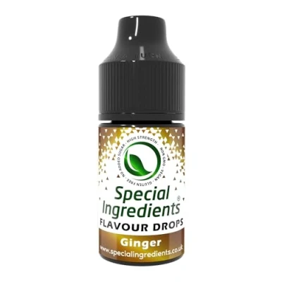 Image of Ginger Flavour Drop 1 Litre Highly Concentrated Versatile Food Flavouring Vegan, Non GMO, Gluten Free