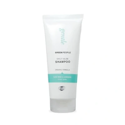 Image of Green People Daily Aloe Shampoo 200ml Natural &amp; Organic Vera Gentle Family for Regular Use by All Hair Types Silicone Free SLS Care Cruelty Vegan