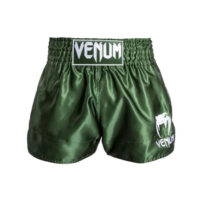 Image of Venum, Classic Muay Thai Shorts, Men&#039;s, S, Khaki/White