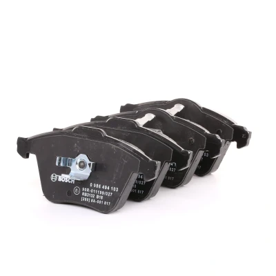 Image of 1K0615105DF, 1K0615106DF, 1K0698151B, 4F0698151K Brake pad set BOSCH 0 986 494 103 VOLKSWAGEN: Golf 6, 5, Scirocco III, AUDI: A3 Sportback