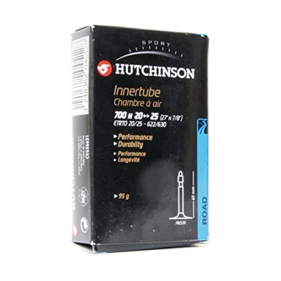 Image of Hutchinson Inner Tube Standard Resistance and Puncture Resistant Road Bike Presta Valve Thickness 0.9 mm 80 700 x 25 30