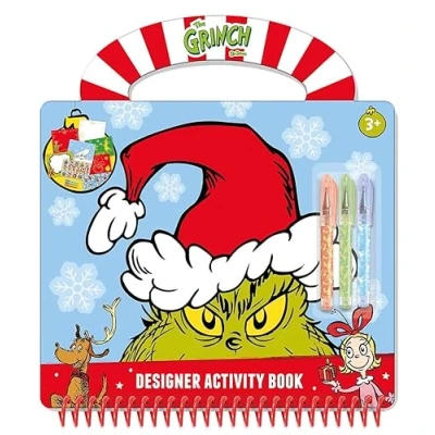 Image of The Grinch Designer Activity Book, Green
