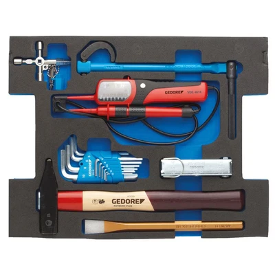 Image of GEDORE 1100 CT2 03 600 D Plumbing Assortment in 2/2 L Boxx 136 Module, 23 Piece