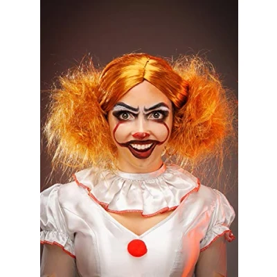 Image of Magic Box Womens New It Clown Style Auburn Backcombed Wig