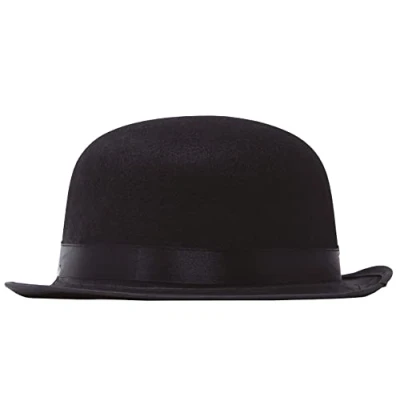 Image of Fiestas Guirca Child Felt Black Bowler Hat