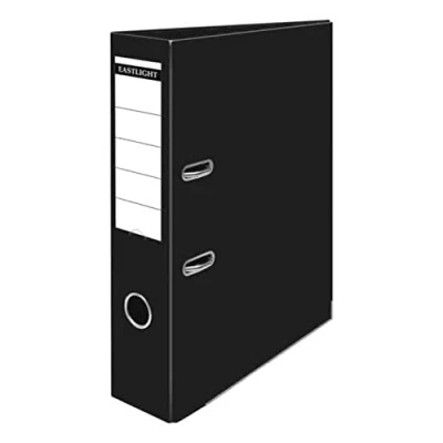 Image of Lever Arch File, Foolscap, 70mm Spine Width, Black, Pack of 10