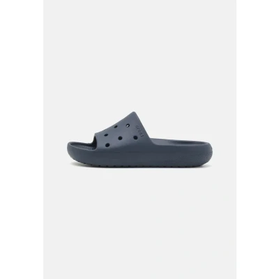 Image of Crocs Unisex Adults,Classic Slide v2, Navy, 8 UK Men/ 9 Women