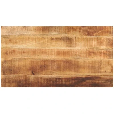 Image of vidaXL Table Top 100x50x3.8 cm Rectangular Solid Wood Rough Mango