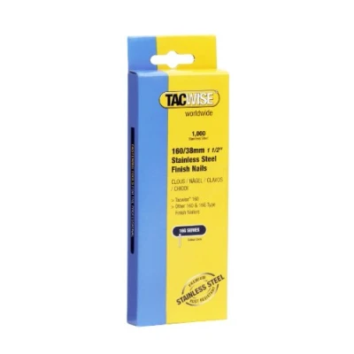 Image of Tacwise 1097 Type 16G / 38 mm Stainless Steel Finish Nails, Pack of 1000