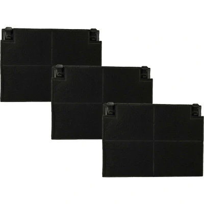 Image of Vhbw 3x Activated Carbon Filter compatible with Alno 94961045200, 94264094200, 94264098500, ADL2060N Extractor Hood 19.5 x 13.9 2.2 cm