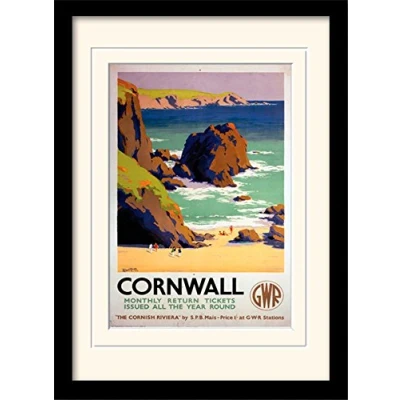 Image of iPosters National Railway Museum Cornwall (5) 30 x 40cm Memorabilia, MDF, Multi Coloured