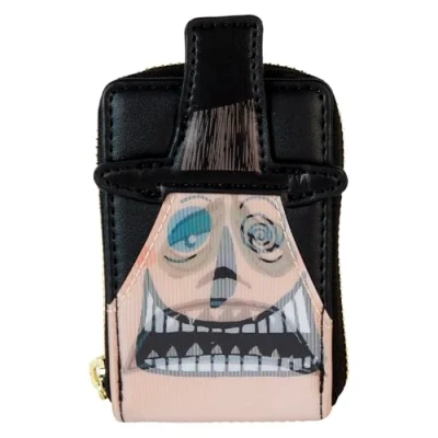 Image of Loungefly Disney Nightmare Before Christmas Mayor Lenticular Accordion Zip Around Wallet, Multicolor, Wallet