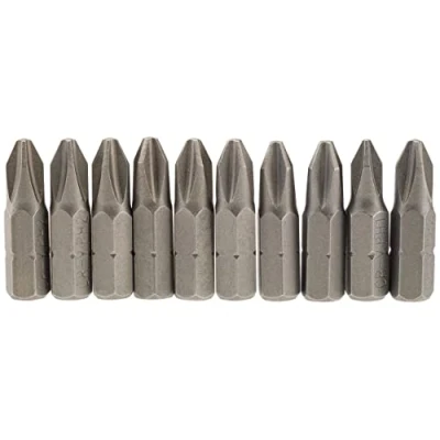 Image of Draper Cross Slot Insert Bit, 1/4&quot; Hex, 25mm Long, No.2 (Pack of 10)