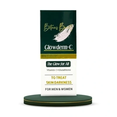 Image of Britains Beauty Glowderm C Advanced Vitamin &amp; Glutathione Whitening Cream for Radiant Skin Unisex Formula, Reduces Dark Spots Enhances Glow, 50g (2)