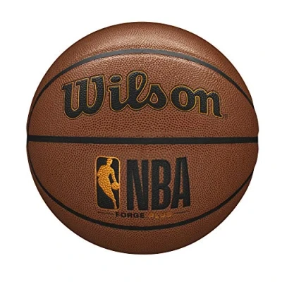Image of Wilson NBA Forge Series Indoor/Outdoor Basketball Plus, Brown, Size 5 27.5&quot;