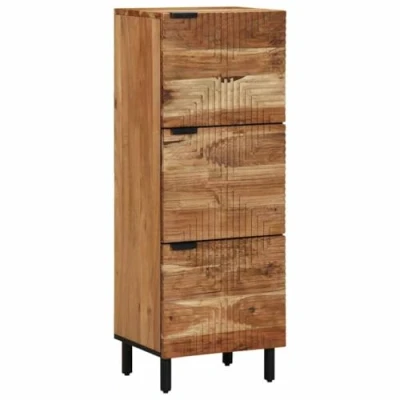 Image of vidaXL Highboard 40x33x110 cm Solid Wood Acacia