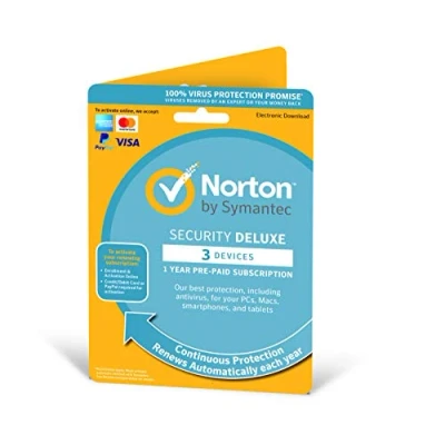 Image of Norton Security Deluxe 2022 3 Devices 1 Year Antivirus Included PC/Mac/iOS/Android by Post