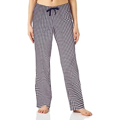 Image of Amazon Essentials Women&#039;s Poplin Sleep Trousers, Black Gingham, S