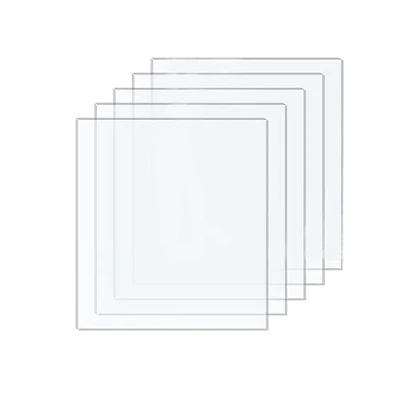 Image of DRERIO 5 pcs 2mm Acrylic Sheet Clear Plastic Sheets for Crafts, Painting, Picture Frame, Printing etc(25 x 20cm)