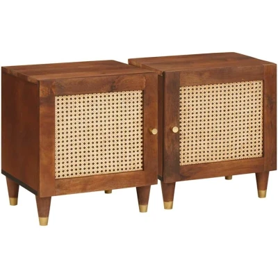 Image of vidaXL Bedside Tables 2 pcs 40 x 33.5 46 cm
