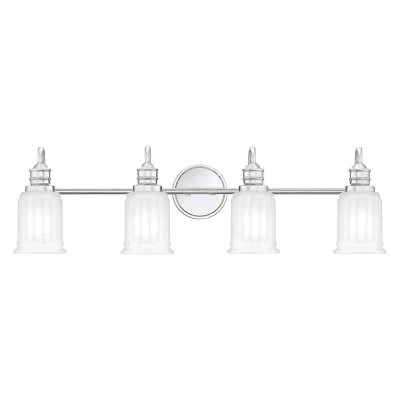 Image of Quoizel Swell Wall Lamp Polished Chrome, IP44