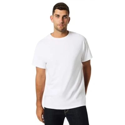 Image of Gildan Mens Heavy Cotton Short Sleeve T Shirt (XL) (White)