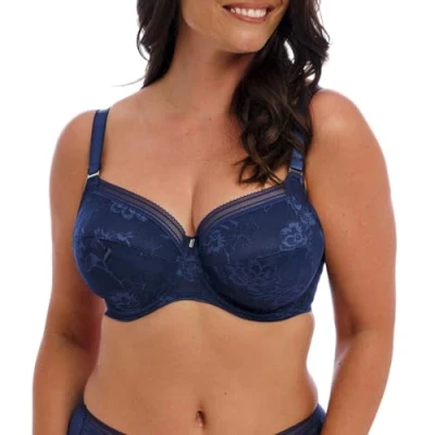 Image of Fantasie 102301 Fusion Lace Side Support Bra French Navy