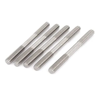 Image of Sourcingmap M8 x 90mm A2 Stainless Steel Double End Threaded Stud Screw Bolt 5 Pcs