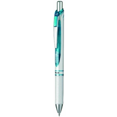 Image of Pentel EnerGel XM BL77 Retractable Liquid Gel Ink Pen 0.7mm 54% Recycled Prostate Cancer Barrel Black (1)