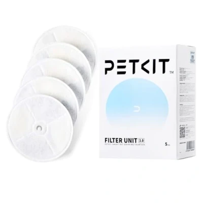 Image of PETKIT Upgraded Filter Units 3.0 for Pet Water Fountains Eversweet 2S/3/3 Pro,Eversweet Solo/Solo SE Replacement Filters (5pcs)